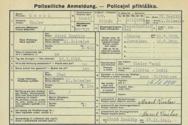 (5a) Policejní přihláška Václav Macal